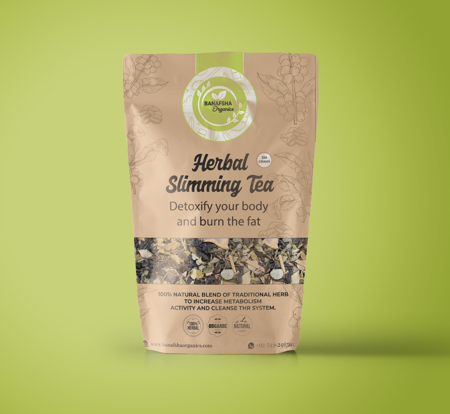 Herbal slimming tea